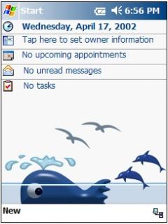Whale of a Time Theme for Pocket PC