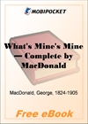 What's Mine's Mine for MobiPocket Reader