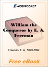 William the Conqueror for MobiPocket Reader