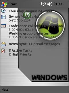 Windows Grey Advanced AM Theme for Pocket PC