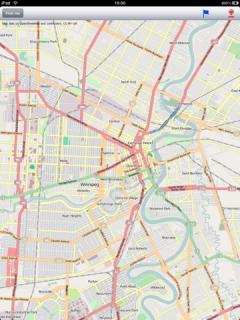 Winnipeg Street Map for iPad