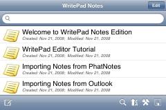 WritePad Notes