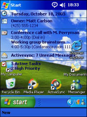 XP Desktop Theme for Pocket PC