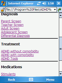 ADHD Psychopharmacology Mobile