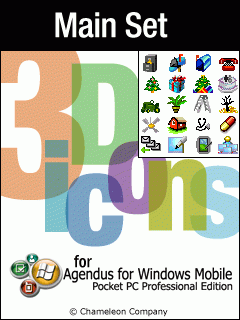 Agendus 3D Icons Main Set for Windows Mobile