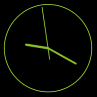 Analog Night Clock