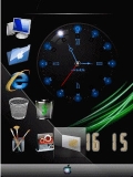 animated windows vista clock