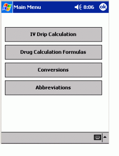 Drug Calc Pro for PPC 2000 (ARM) and 2002 OS