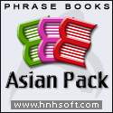 HNHSoft Talking Phrase Books, Asian Language Pack