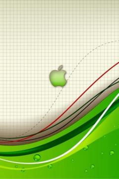 Apple Logo Green