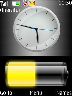 Battery Clock