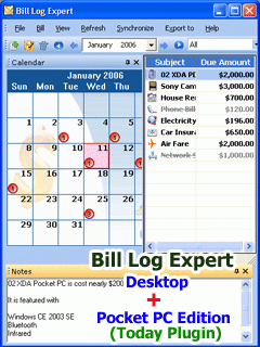 Bill Log Expert + PPC 2002