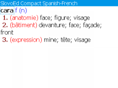 SlovoEd Compact French-Spanish & Spanish-French dictionary for BlackBerry