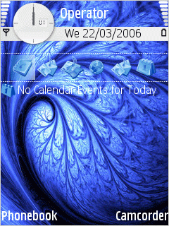 Blue Wave - S60 Theme with Screen Saver - S60 3rd