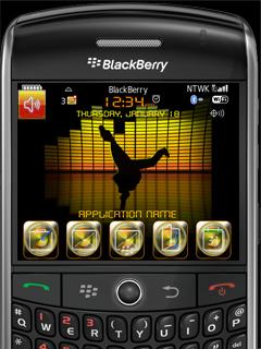 Animated Break-Dance Theme for BlackBerry 7100