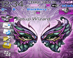 8800 Blackberry ZEN Theme: Butterfly Evolution