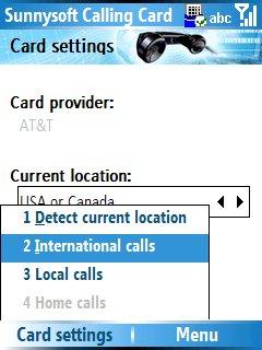 Sunnysoft Calling Card (Non-Touchscreen)