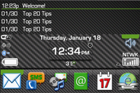 Carbon Fiber II (Lime Accents) Today+ 9000/Bold Theme