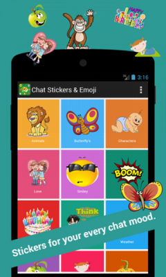 Chat Stickers & Emoji