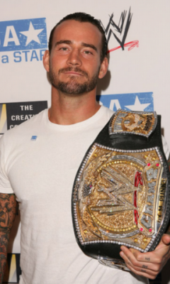 CM Punk at rainy weather Live WP