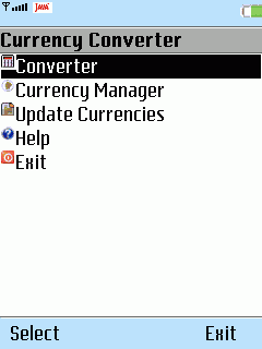 My Currency Converter for Symbian