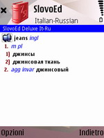 Talking SlovoEd Deluxe Italian-Russian and Russian-Italian dictionary for S60