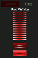 dega's coloured HTC Volume Control (red & white)