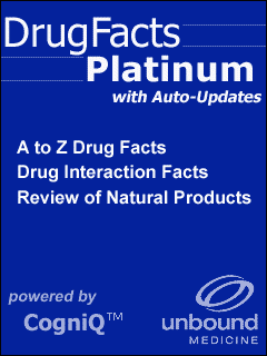 Drug Facts - Platinum (A to Z, DIF, and RNP with Auto-Updates)