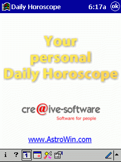 Daily Horoscope for Pocket PCs SH3