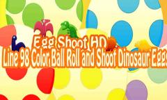 Dinosaur Egg Shoot HD - Line 98 Color Ball Roll