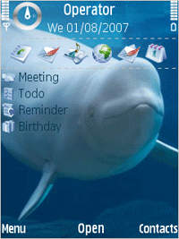Dolphin Theme + Free Flash Lite Screensaver
