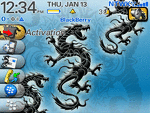 8800 Blackberry Zen Theme: Dragon Tattoo