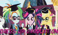 Dress up pony Graduation