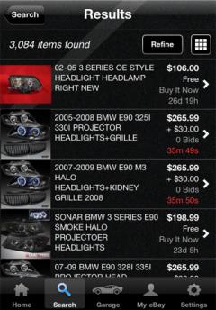 eBay Motors for iPhone
