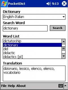 PocketDict English-Italian