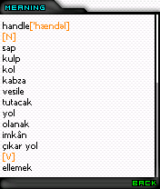 Handle Dictionary English-Turkish s60 2nd