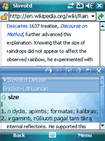 English Talking SlovoEd Deluxe English-Lithuanian & Lithuanian-English dictionary for Windows Mobile