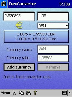 Euro Converter (currency converter)