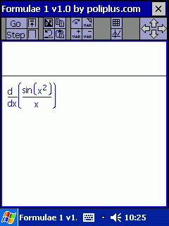 Formulae 1 for PocketPC