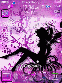 Blackberry Flip ZEN Theme: Fairy