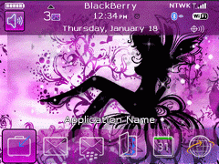 Blackberry Tour ZEN Theme: Fairy