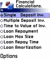 $  Blackberry Loan and Investment Finance Calculator