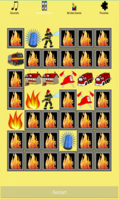 Fireman Activity App for Kids