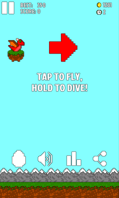 Flappy Dragon land