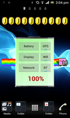 Free Nyan Cat Battery Widget