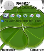 Lucky Leaf Theme Free Flash Lite Screensaver
