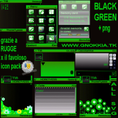 Black Green Theme