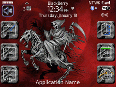 8520 Blackberry ZEN Theme: Grim Reaper Animated