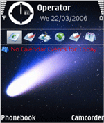 Hale-Bopp Comet Theme Free Flash Lite Screensaver