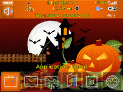 Blackberry Javelin ZEN Theme: Halloween Night Animated